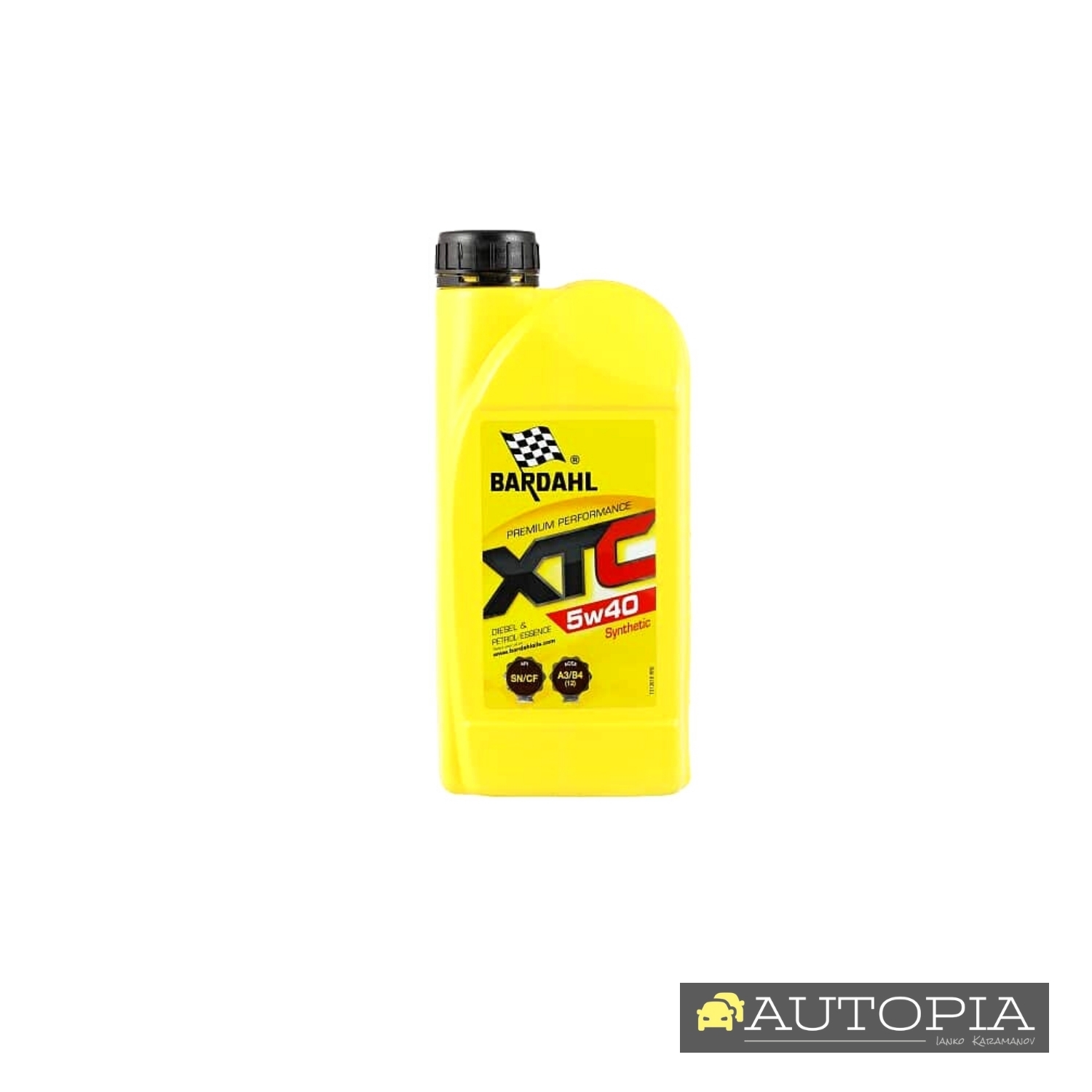 BARDAHL ДВИГАТЕЛНО МАСЛО XTC 5W40 1L BAR-36161