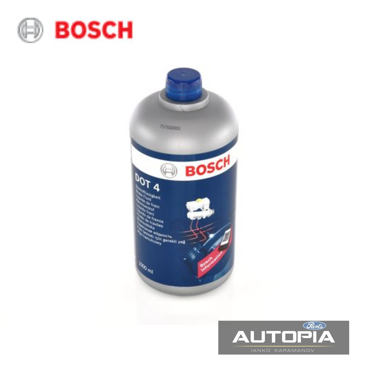 СПИРАЧНА ТЕЧНОСТ DOT 4 (1L) Bosch: L04010