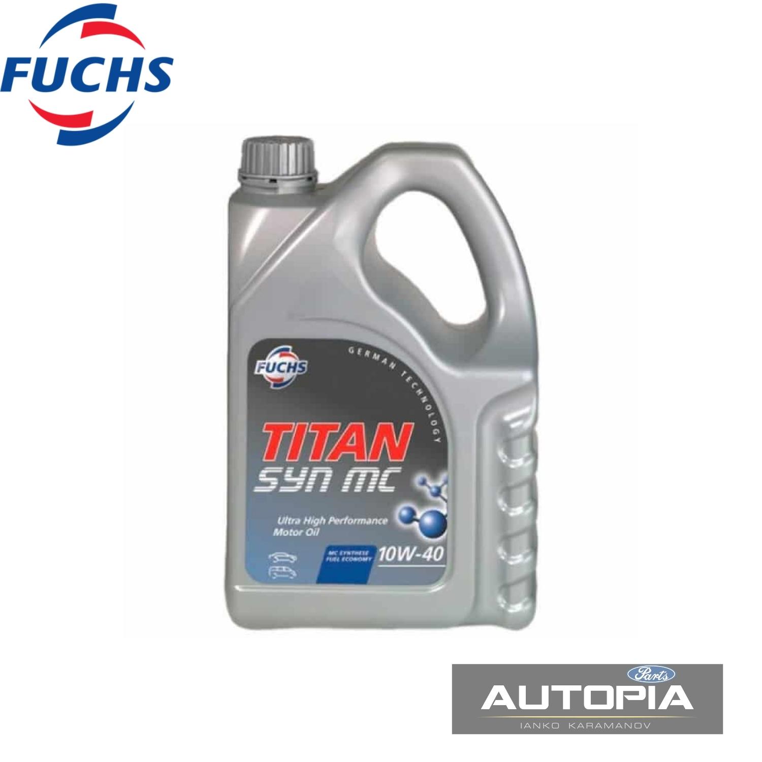 ДВИГАТЕЛНО МАСЛО FUCHS 10W40 