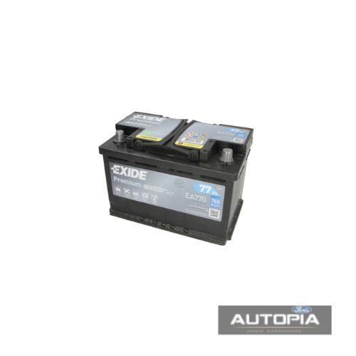 АКУМУЛАТОР 77AH 760A EXIDE:EA770