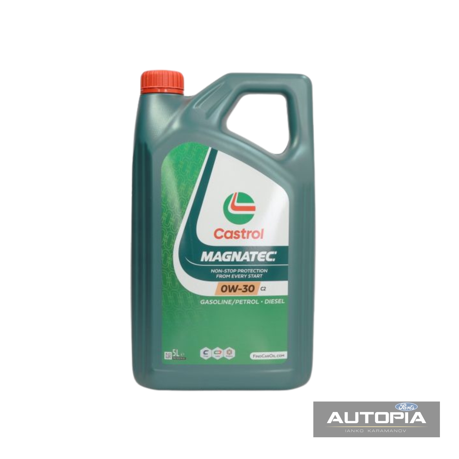 ДВИГАТЕЛНО МАСЛО 0W30 CASTROL MAGNATEC C2 5L