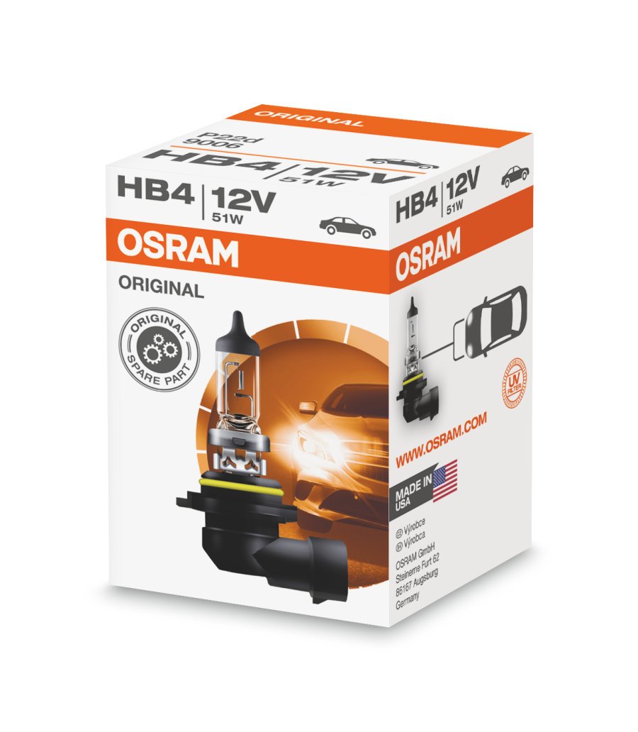 OSRAM КРУШКА 9006 HB4