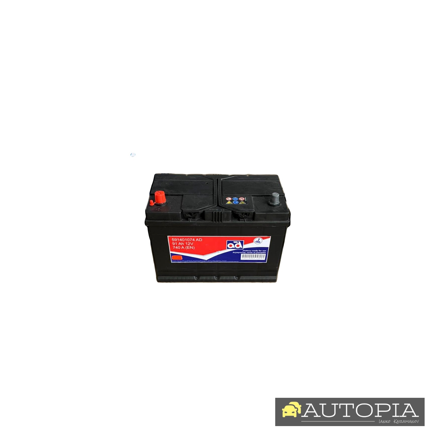 АКУМУЛАТОР 91AH L+ ASIA AD:533470