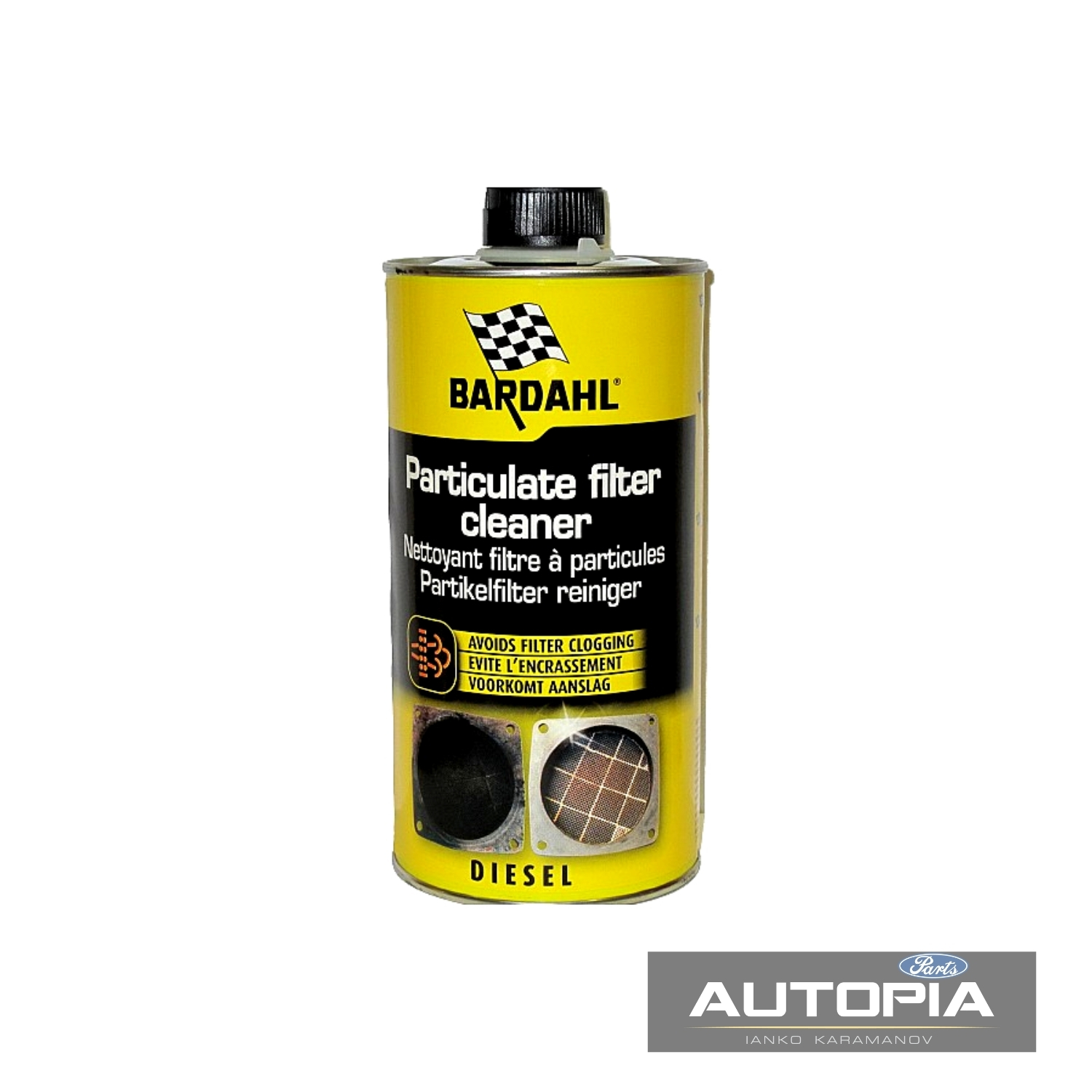 ПРЕПАРАТ ЗА ПОЧИСТВАНЕ НА DPF ФИЛТЪР 1L Bardahl: BAR-1042