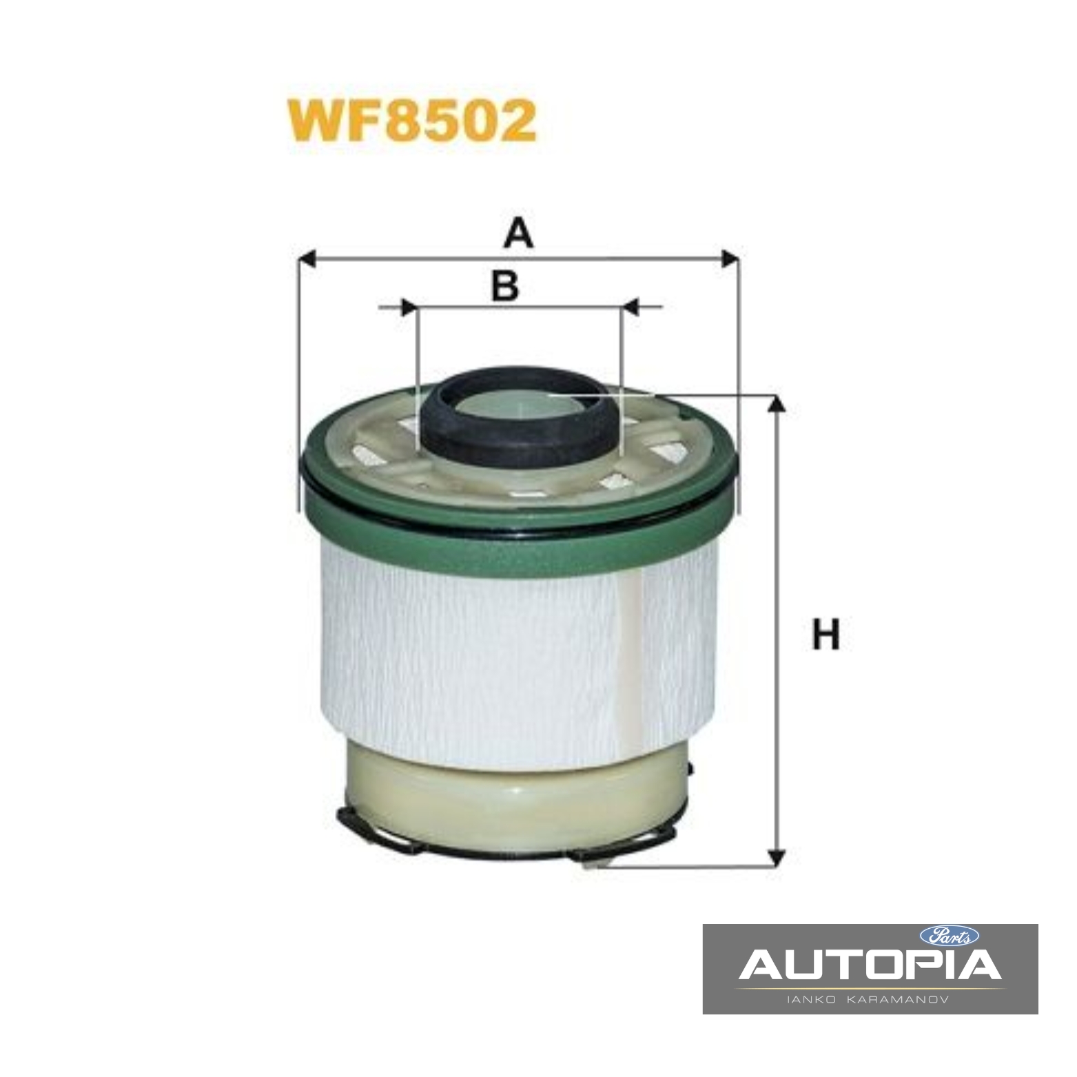 ГОРИВЕН ФИЛТЪР Ford Ranger 2011-г. Wix: WF8502