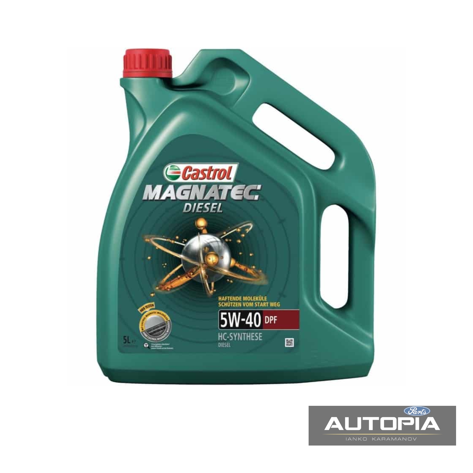 ДВИГАТЕЛНО МАСЛО CASTROL MAGNATEC DIESEL 5W40 DPF 5L