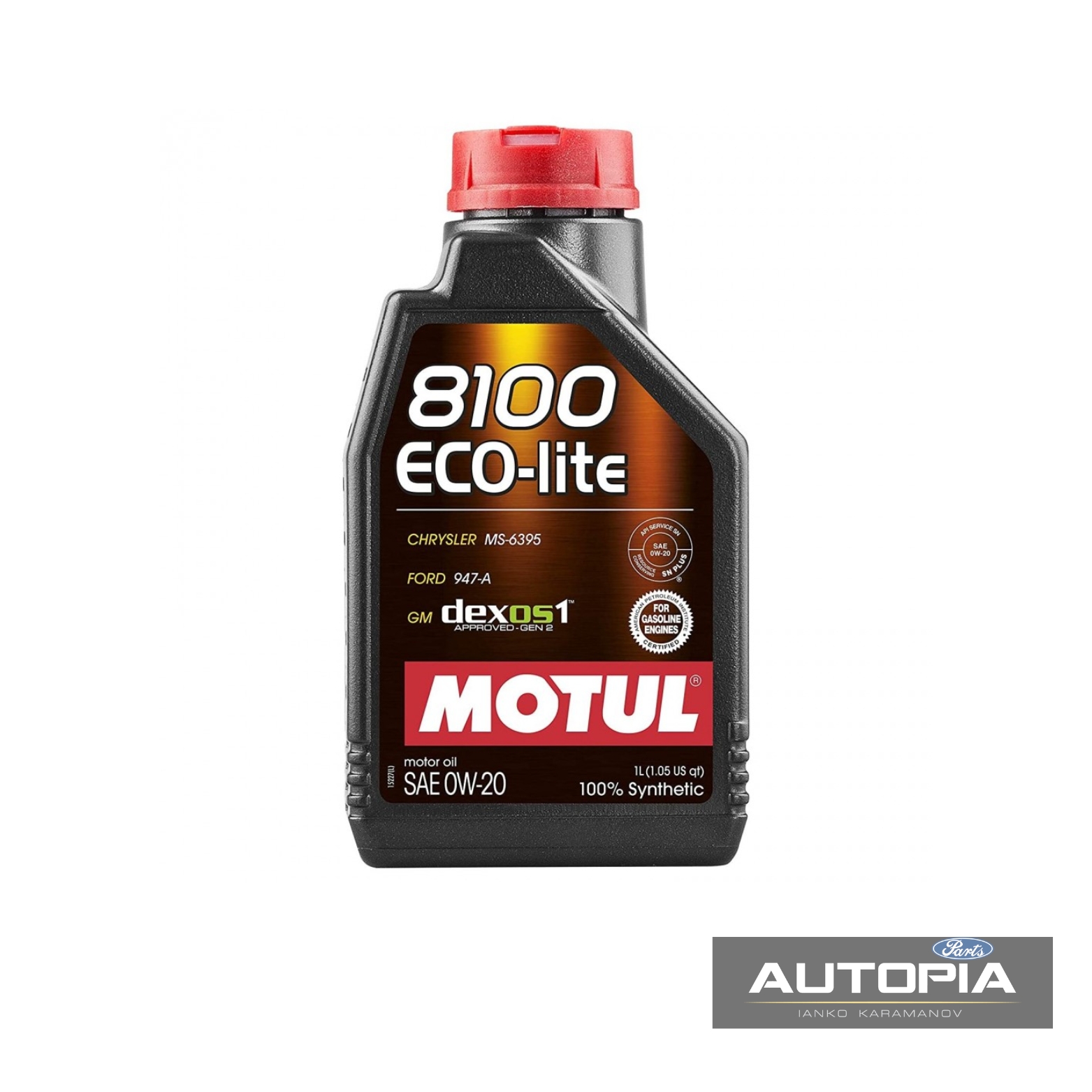 ДВИГАТЕЛНО МАСЛО MOTUL 8100 ECO-LITE 0W20 1L
