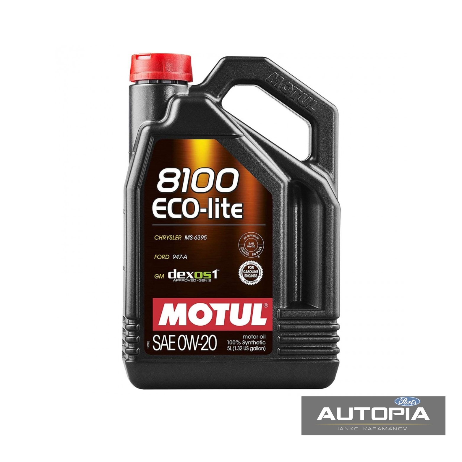 ДВИГАТЕЛНО МАСЛО MOTUL 8100 ECO-LITE 0W20 5L