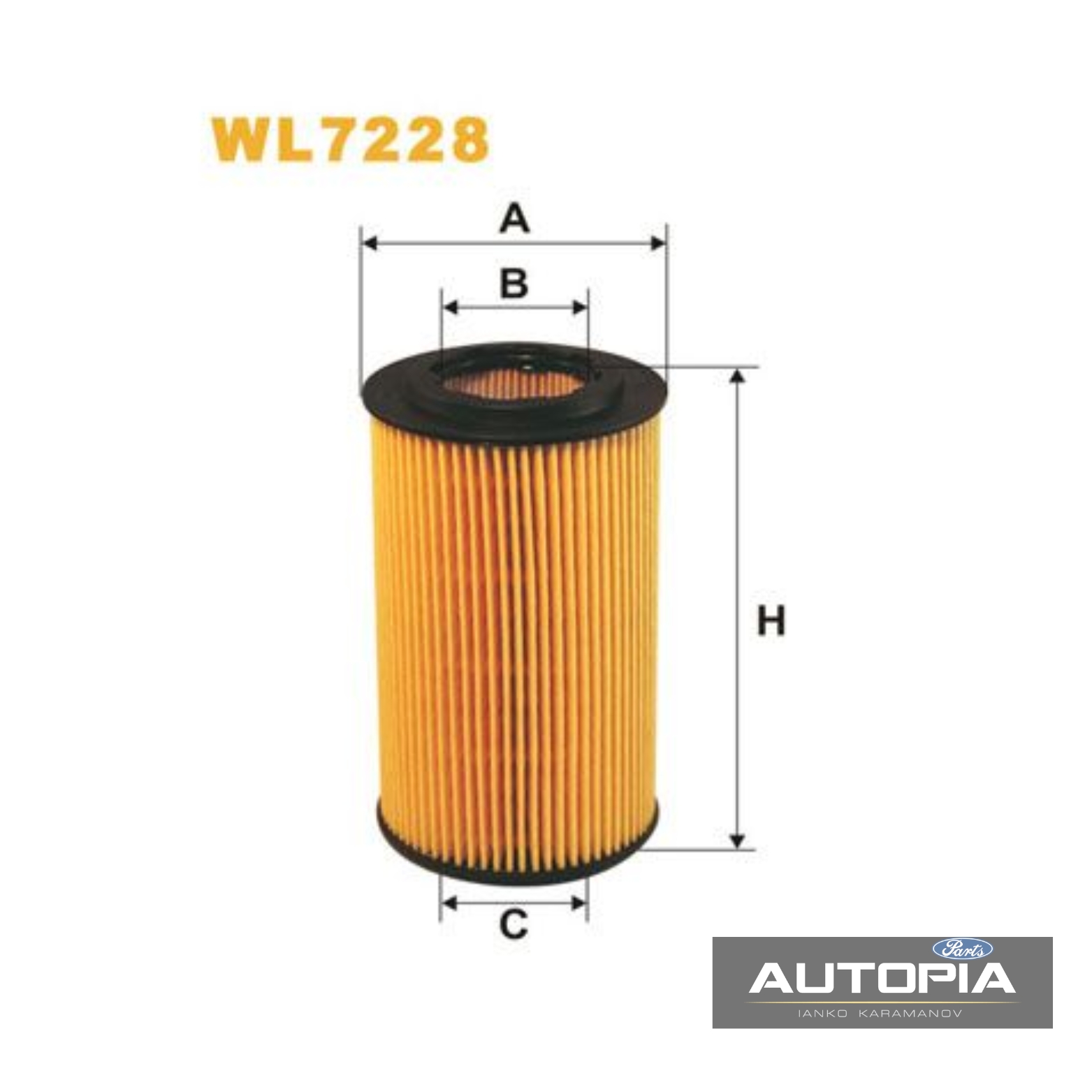 МАСЛЕН ФИЛТЪР Wix: WL7228