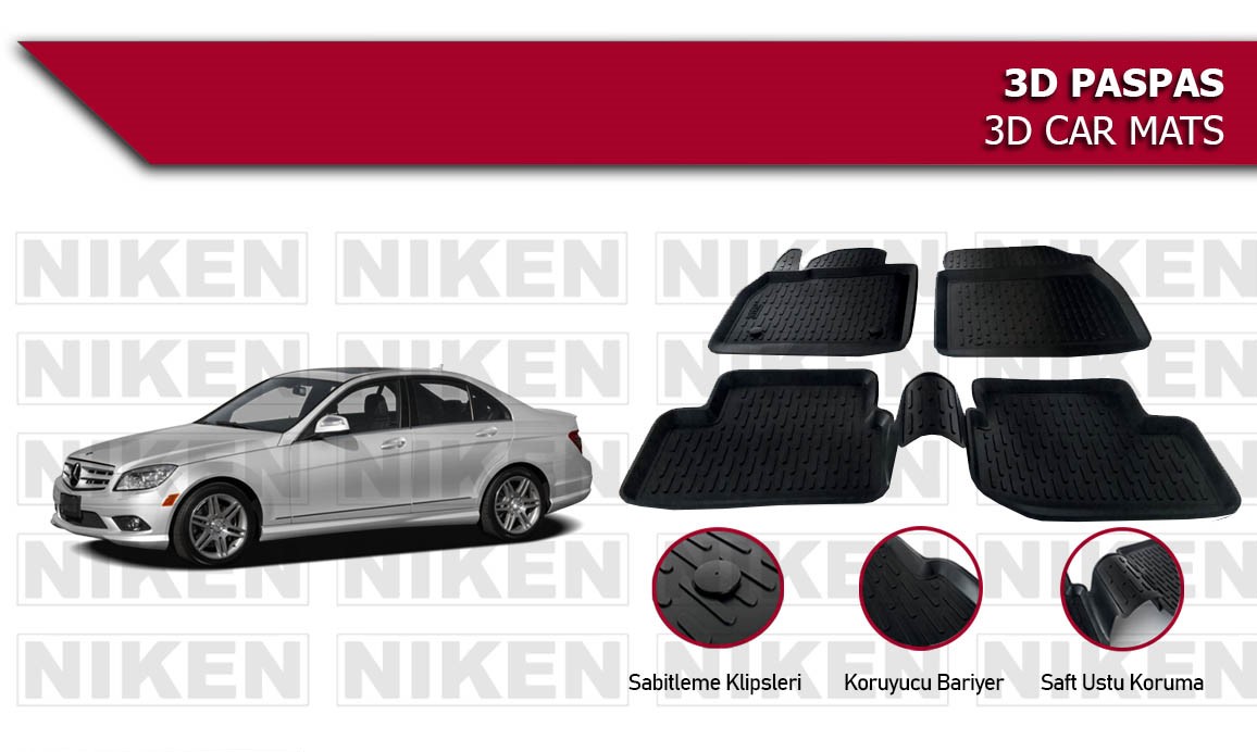 NIKEN 3D СТЕЛКИ КОМПЛЕКТ MERCEDES W204