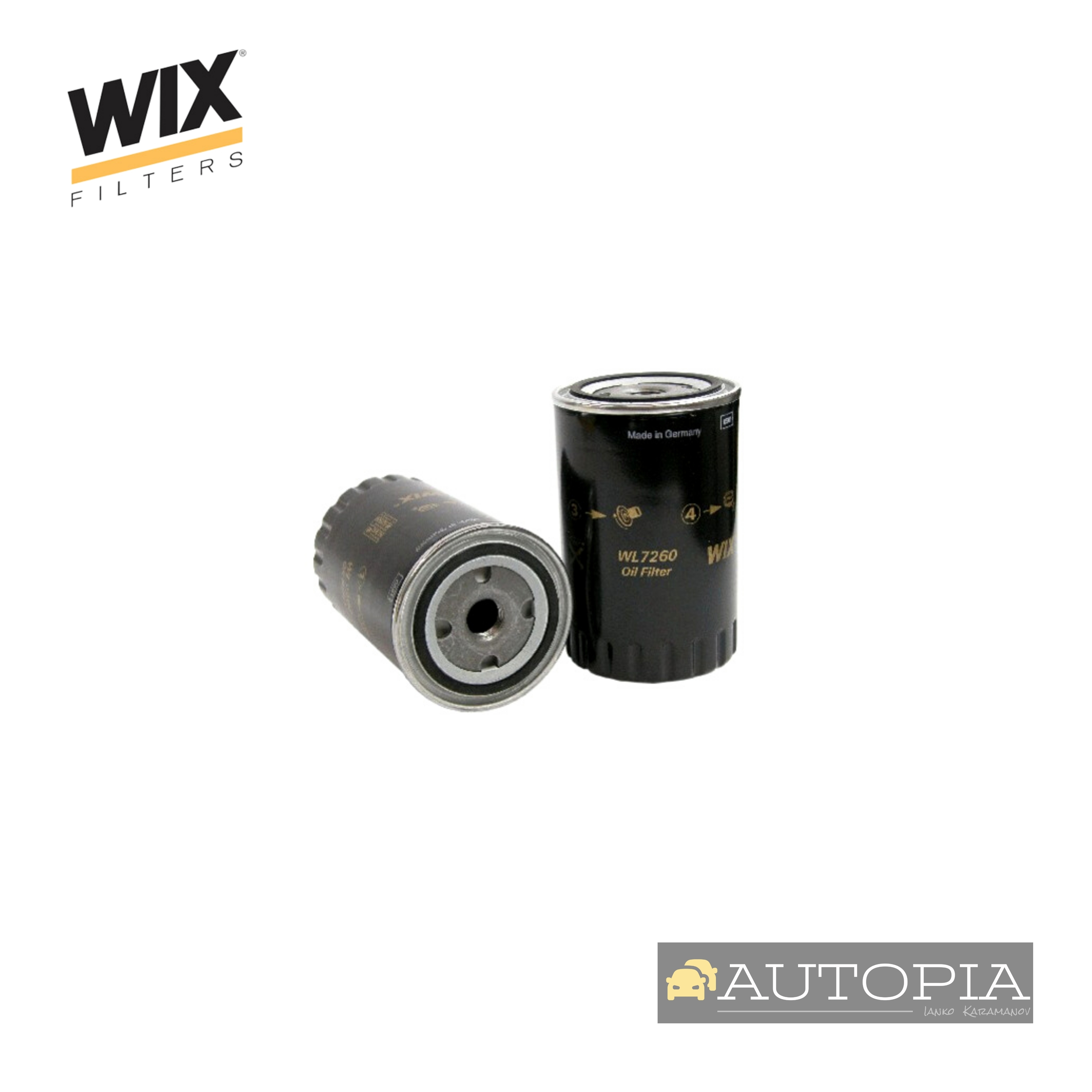 WL7260 WIX Маслен филтър